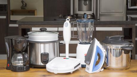 thumbnail of A Well-Appointed Kitchen Features Many Small Appliances