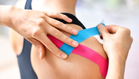 thumbnail of Protecting Muscles and Joints Can Involve the Use of Kinesiology Tape